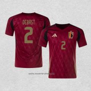 Camiseta Belgica Jugador Debast Primera 2024