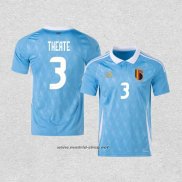 Camiseta Belgica Jugador Theate Segunda 2024