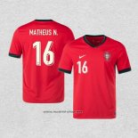 Camiseta Portugal Jugador Matheus N. Primera 2024