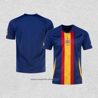 Camiseta Pre Partido del Espana 2024 Azul