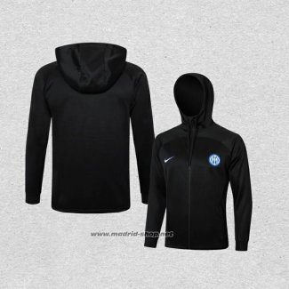 Chaqueta con Capucha del Inter Milan 2024-2025 Negro