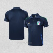 Camiseta Polo del Italia 2024-2025 Azul