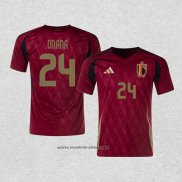 Camiseta Belgica Jugador Onana Primera 2024