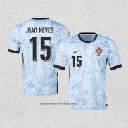 Camiseta Portugal Jugador Joao Neves Segunda 2024