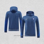 Chaqueta con Capucha del Inter Milan 2024-2025 Azul