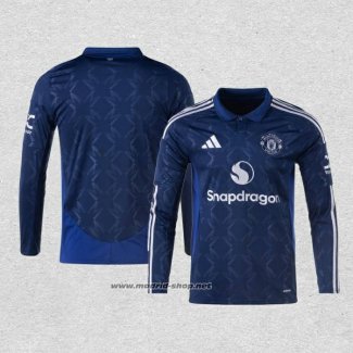 Camiseta Manchester United Segunda Manga Larga 2024-2025