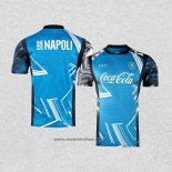 Camiseta Pre Partido del Napoli 2024 Azul