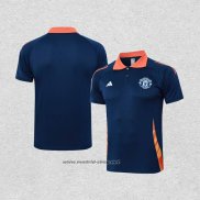 Camiseta Polo del Manchester United 2024-2025 Azul