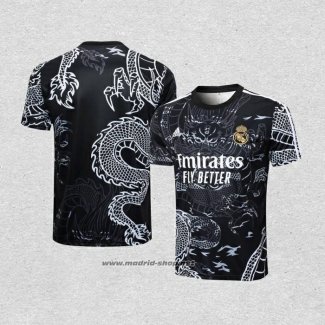 Camiseta de Entrenamiento Real Madrid Dragon 2024-2025 Negro