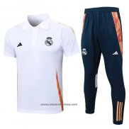 Conjunto Polo del Real Madrid 2024-2025 Blanco