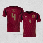 Camiseta Belgica Jugador Faes Primera 2024