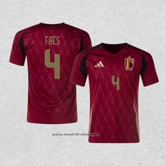 Camiseta Belgica Jugador Faes Primera 2024