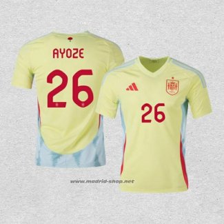 Camiseta Espana Jugador Ayoze Segunda 2024