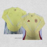 Camiseta Espana Segunda Manga Larga 2024