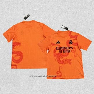 Tailandia Camiseta Real Madrid Dragon 2024-2025 Naranja