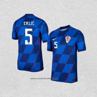 Camiseta Croacia Jugador Erlic Segunda 2024