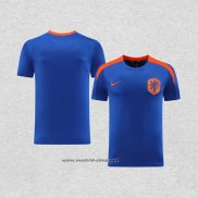 Camiseta de Entrenamiento Paises Bajos 2024-2025 Azul