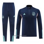 Chandal de Sudadera del Ajax 2024-2025 Azul