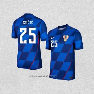 Camiseta Croacia Jugador Sucic Segunda 2024