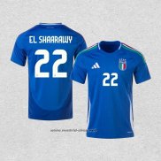 Camiseta Italia Jugador El Shaarawy Primera 2024-2025