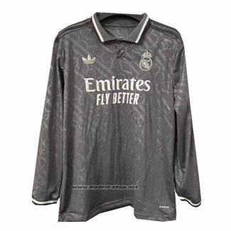 Camiseta Real Madrid Tercera Manga Larga 2024-2025