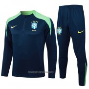 Chandal de Sudadera del Brasil 2024-2025 Azul