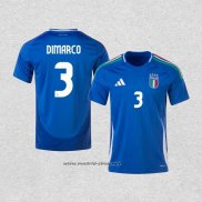 Camiseta Italia Jugador Dimarco Primera 2024-2025