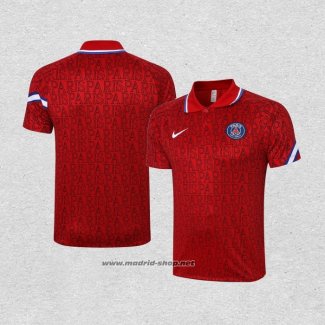 Camiseta Polo del Paris Saint-Germain 2020-2021 Rojo