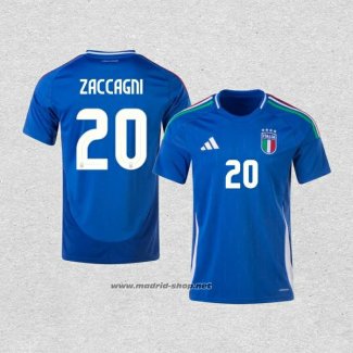 Camiseta Italia Jugador Zaccagni Primera 2024-2025