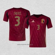 Camiseta Belgica Jugador Theate Primera 2024