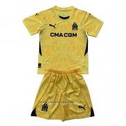 Camiseta Olympique Marsella Portero Segunda Nino 2024-2025