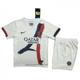 Camiseta Paris Saint-Germain Segunda Nino 2024-2025