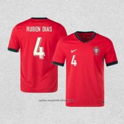 Camiseta Portugal Jugador Ruben Dias Primera 2024