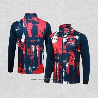 Chaqueta del Paris Saint-Germain 2024-2025 Rojo y Azul