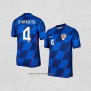 Camiseta Croacia Jugador Gvardiol Segunda 2024