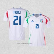 Camiseta Italia Jugador Fagioli Segunda 2024-2025